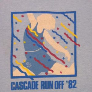 Vintage Nike 1982 Cascade Run Off Race T-Shirt Orange Tag