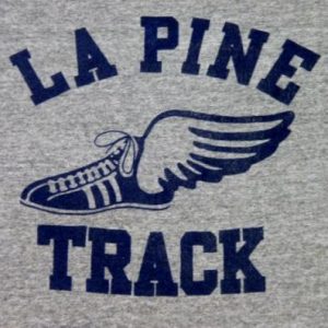 Vintage 80's LA PineOregon High School Track T-Shirt