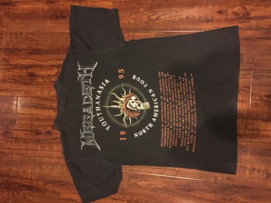 Megadeth Youthanasia Tour Tee
