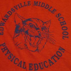 Vintage Edwardsville School Physical Ed CULLEN T-Shirt M