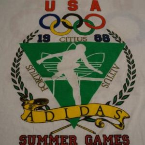 Vintage 1988 USA Olympic Summer Games Adidas T-Shirt XL/L