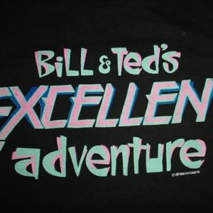 Vintage Bill & Ted's Excellent Adventure T-Shirt Keanu M/L