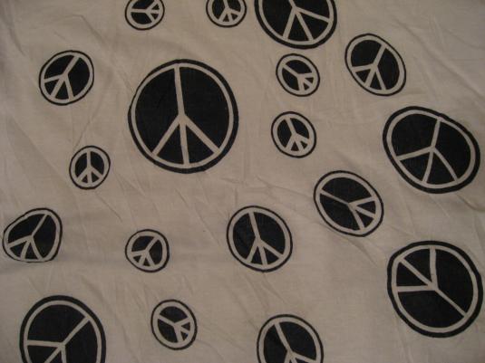 Vintage Peace Symbols Signs T-Shirt S