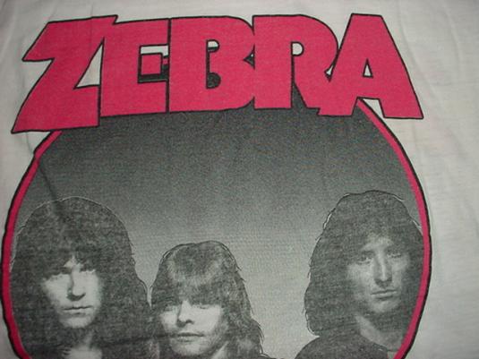 Vintage Zebra T-Shirt Sleeveless Who’s Behind The Tour S/M