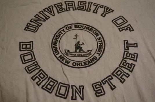 Vintage University of BOURBON STREET New Orleands T-Shirt M