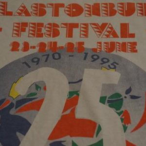 Vintage Glastonbury Festival 25 Years T-Shirt XL/L