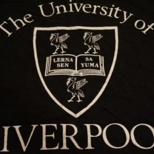 Vintage University of Liverpool T-Shirt L