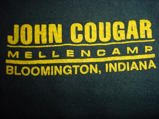 Vintage John Cougar Mellencap T-Shirt American Fool M/S
