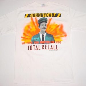Vintage Johnny Cab T-Shirt Total Recall M