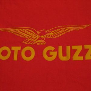 Vintage Moto Guzzi T-Shirt Motorcycle Italian M/S