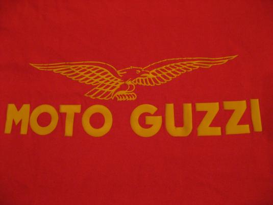 Vintage Moto Guzzi T-Shirt Motorcycle Italian M/S