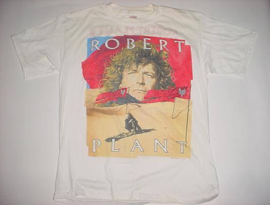Vintage Robert Plant T-Shirt Led Zeppelin Non Stop Go XL