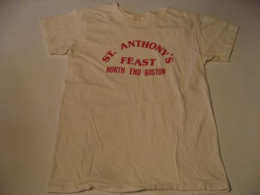 Vintage St. Anthony’s Feast North End Boston Italian T-Shirt