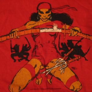 Vintage Elektra Natchios T-Shirt Marvel Comic Book M/L