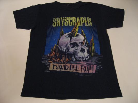 Vintage David Lee Roth Skyscraper T-Shirt Tour 1988 M