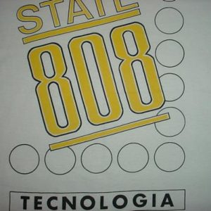 Vintage 808 State Tecnologia T-Shirt L