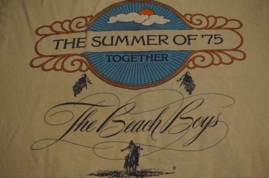 Vintage Chicago + Beach Boys Summer of 1975 T-Shirt M/S