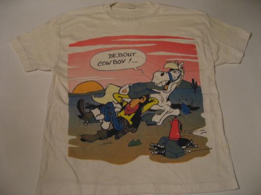 Vintage Lucky Luke Maurice De Bevere Morris Dargaud T-Shirt