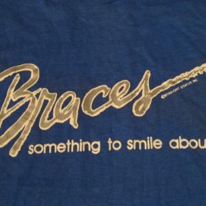 Vintage Braces Something to Smile About T-Shirt M/L