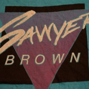 Vintage Sawyer Brown T-Shirt 1980s M/S