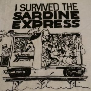 Vintage AMTRAK Hattie B SARDINE EXPRESS Arizona T-Shirt M