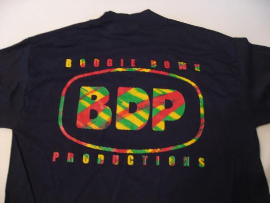 Vintage Boogie Down Productions BDP Ghetto Music '89 T-Shirt Defunkd