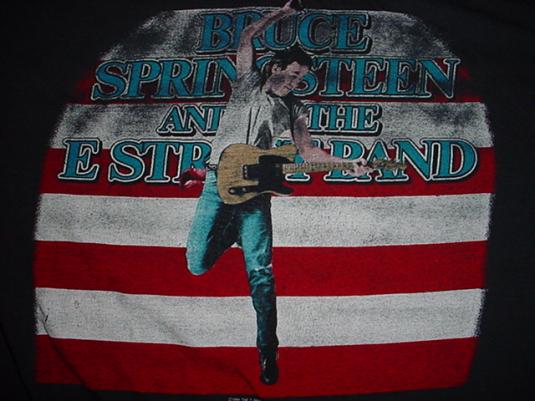 Vintage Bruce Springsteen T-Shirt Rare World Tour M/S