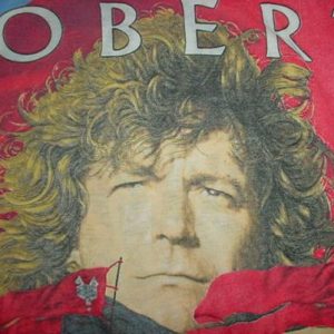Vintage Robert Plant T-Shirt Led Zeppelin Non Stop Go XL