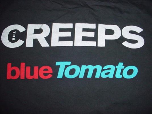 Vintage The Creeps T-Shirt Blue Tomato L