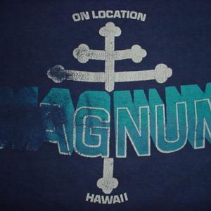 Vintage Magnum P.I. T-Shirt On Location Hawaii M/S