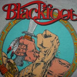 Vintage BlackFoot Siogo T-Shirt White Man's Land M