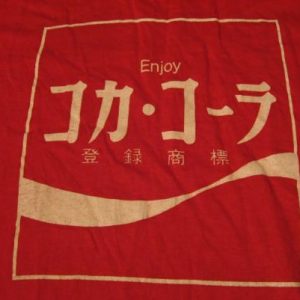 Vintage Foreign Coke Japan Japanese T-Shirt M/S