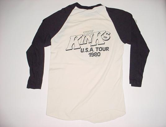 Vintage The Kinks Jersey T-Shirt One For The Road 1980 S