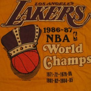 Vintage Los Angeles Lakers World Champs NBA T-Shirt S