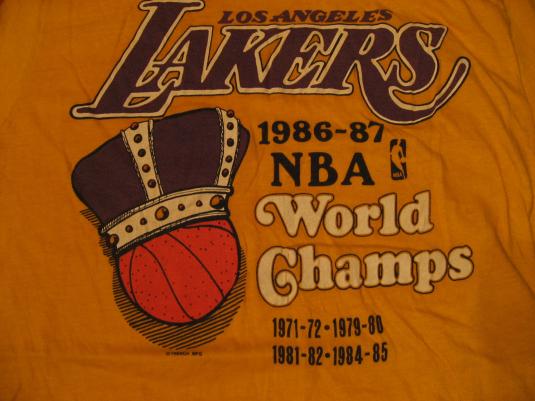 Vintage Los Angeles Lakers World Champs NBA T-Shirt S