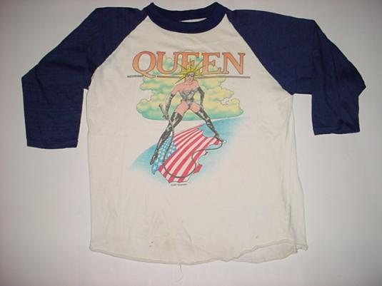 Vintage Queen Jersey T-Shirt US Tour Freddie Mercury M/L