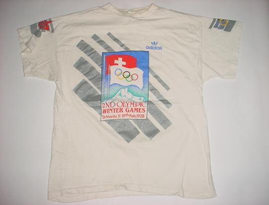 Vintage Adidas Winter Olympic Games T-Shirt M