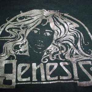 Vintage Genesis T-Shirt Peter Gabriel Era 1970s S