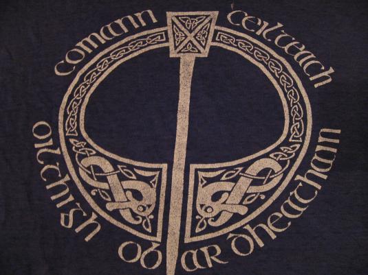 Vintage Comann Ceilteach Celtic Scottish Gaelic T-Shirt L/M