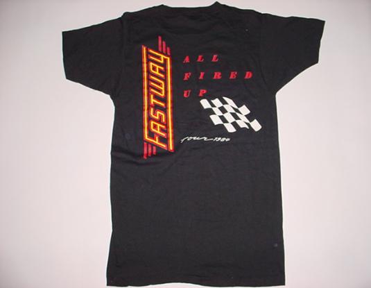 Vintage Fastway T-Shirt All Fired Up Tour 1984 S
