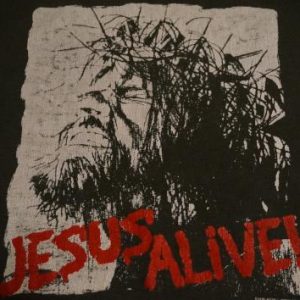 Vintage JESUS ALIVE The Second Coming World Tour II T-Shirt