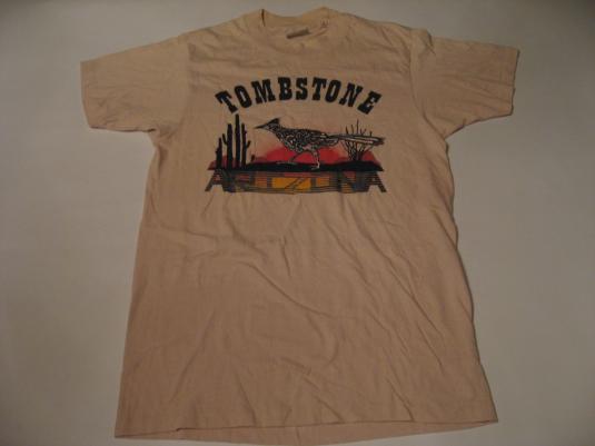 Vintage Tombstone Arizona T-Shirt Roadrunner S