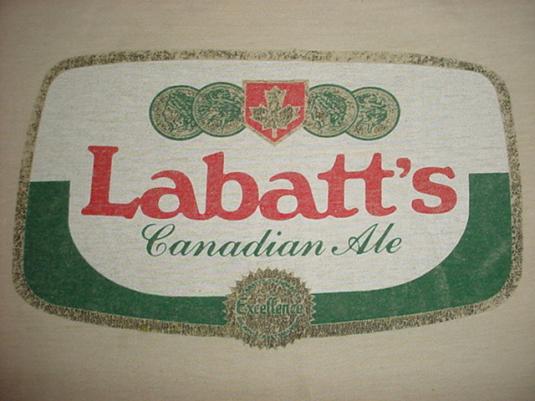 Vintage Labatt’s Blue Canadian Ale T-Shirt beer M