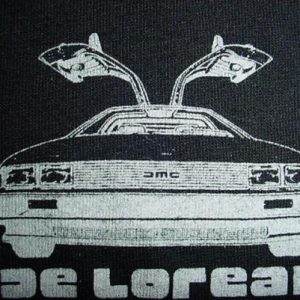 Vintage DeLorean T-Shirt Gullwing John Rare Promo Swag M/S
