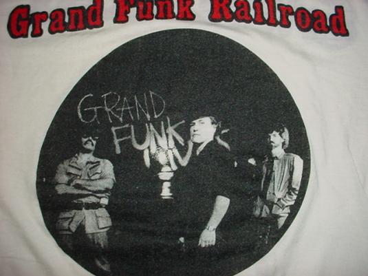 Vintage Grand Funk Railway Lives T-Shirt Jersey M/S