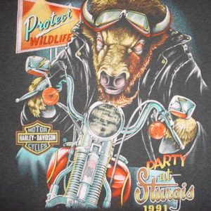 Vintage Harley Davidson Sturgis T-Shirt 3D Emblem XL