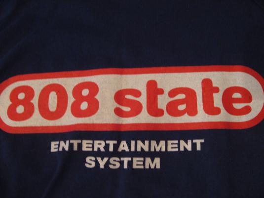 Vintage 808 State Nintendo Entertainment System T-Shirt L