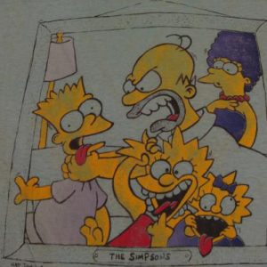 Vintage The Simpsons T-Shirt WORN L