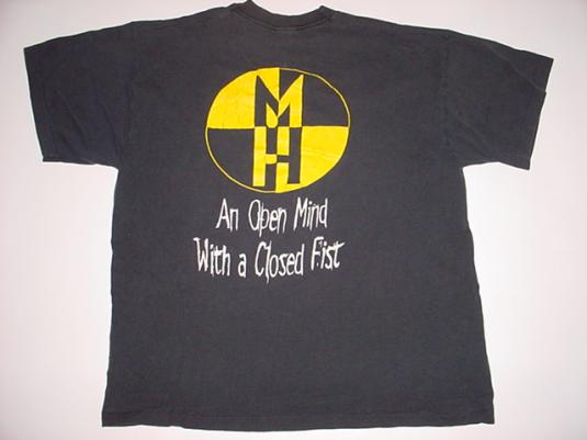 Vintage Machine Head T-Shirt Open Mind Closed Fist XL