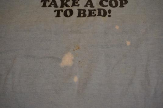 Vintage Be Secure, TAKE A COP TO BED T-Shirt M/S